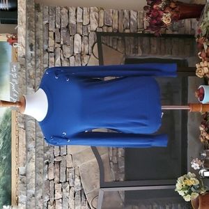 ❤️Last Chance !! 🆕MICHAEL Michael Kors Lace-Up Crewneck Pullover Sweater